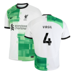 VIRGIL #4 Liverpool Away Soccer Jersey 2023/24