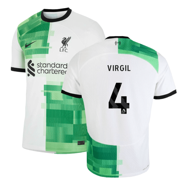 VIRGIL #4 Liverpool Away Soccer Jersey 2023/24