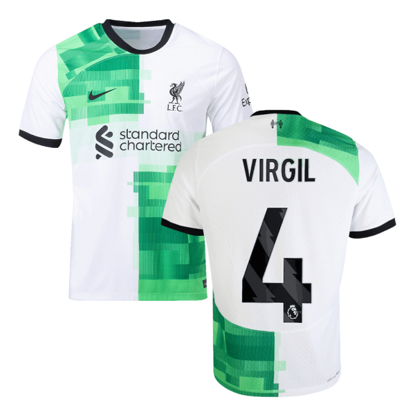 VIRGIL #4 Liverpool Away Authentic Soccer Jersey 2023/24