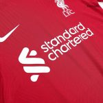 VIRGIL #4 Liverpool Home Authentic Soccer Jersey 2023/24