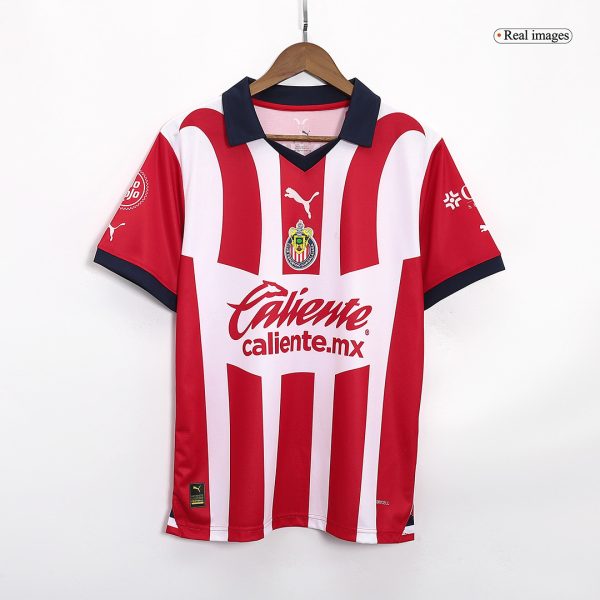 Sign CHICHARITO #14 Chivas Home Soccer Jersey 2023/24