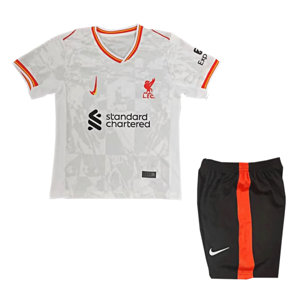 Liverpool Third Away Kids Soccer Jerseys Kit 2024/25