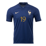 BENZEMA #19 France Home Jersey Shirt World Cup 2022