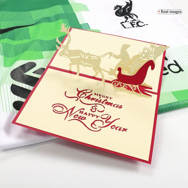 3D Pop Up Christmas Greeting Card (Santa & Reindeer)