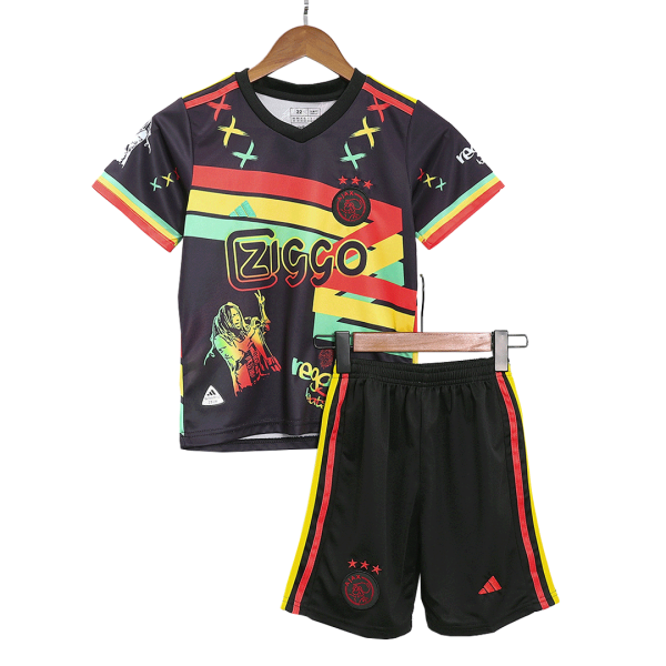 Ajax x Bob Marley Kids Soccer Jerseys Kit 2023/24