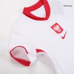 Poland Home Kids Soccer Jerseys Kit EURO 2024