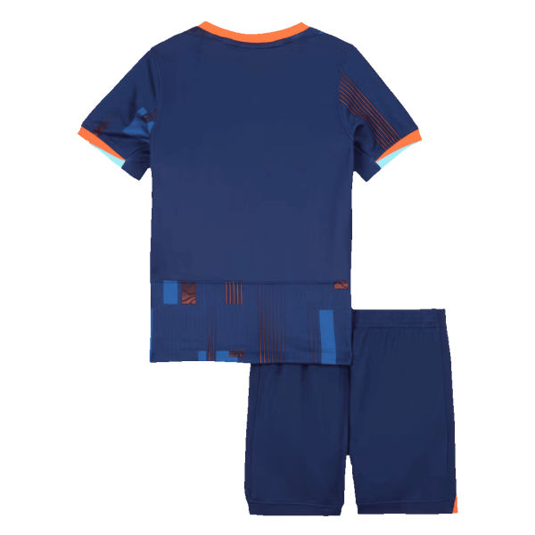 Netherlands Away Kids Soccer Jerseys Kit EURO 2024