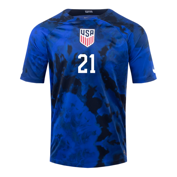 WEAH #21 USA Away Jersey World Cup 2022