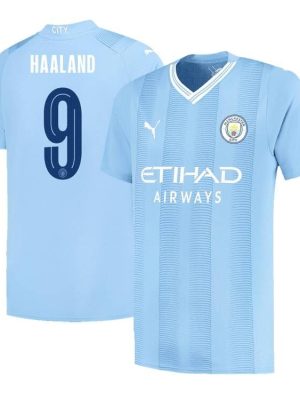 HAALAND #9 Manchester City Home Jersey 2023/24 - UCL