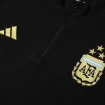 Argentina 1/4 Zip Tracksuit 2023/24 Black