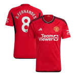 B.FERNANDES #8 Manchester United Home Jersey 2023/24