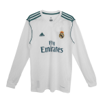 Vintage Soccer Jersey Real Madrid Home Long Sleeve 2017/18