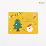 1 Pcs Random Style Personalized Christmas Greeting Card