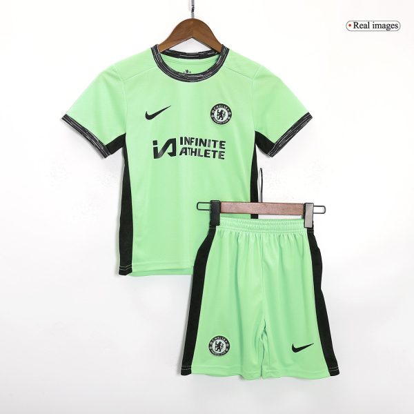 Chelsea Third Away Kids Soccer Jerseys Kit 2023/24