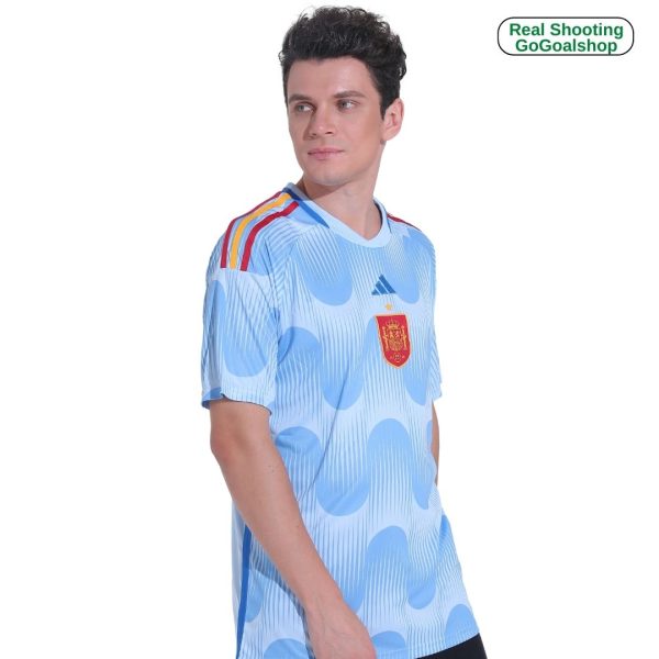 Spain Away Soccer Jersey World Cup 2022