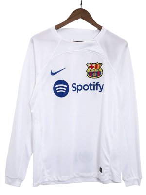 Barcelona Away Long Sleeve Soccer Jersey 2023/24