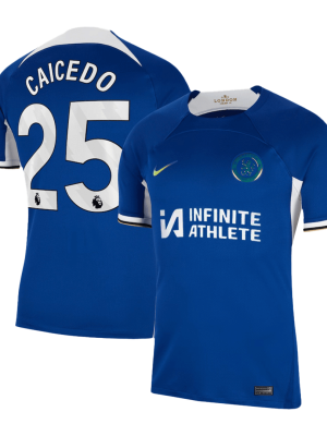 CAICEDO #25 Chelsea Home Soccer Jersey 2023/24