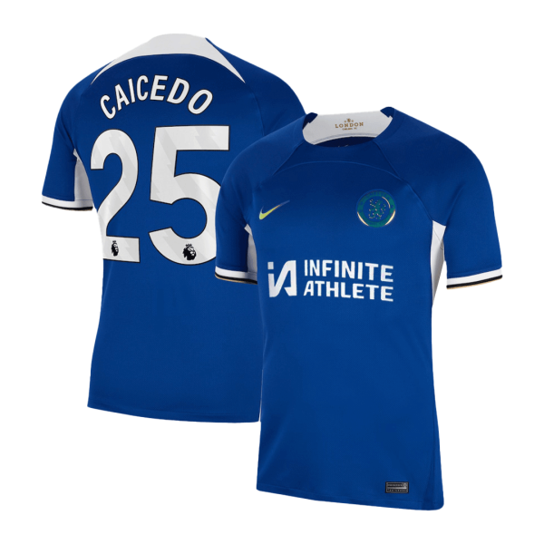 CAICEDO #25 Chelsea Home Soccer Jersey 2023/24