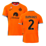 DUMFRIES #2 Inter Milan Third Away Soccer Jersey 2023/24