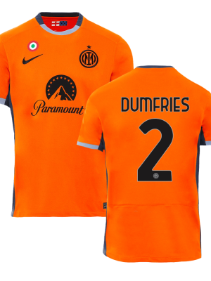 DUMFRIES #2 Inter Milan Third Away Soccer Jersey 2023/24