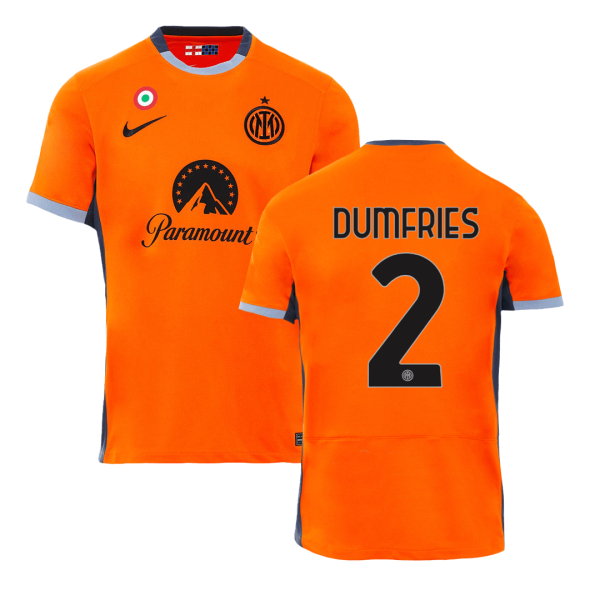 DUMFRIES #2 Inter Milan Third Away Soccer Jersey 2023/24