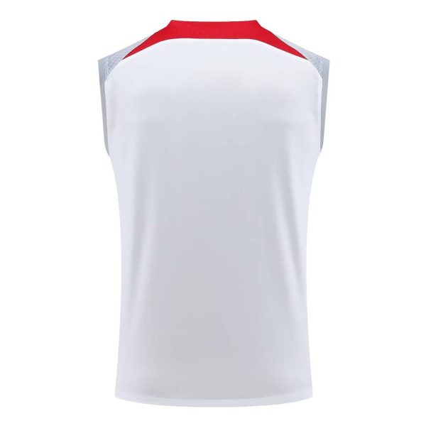 Liverpool Jerseys Sleeveless Training Kit 2023/24 White&Gray