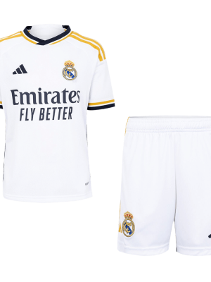 Real Madrid Home Kids Jerseys Kit 2023/24