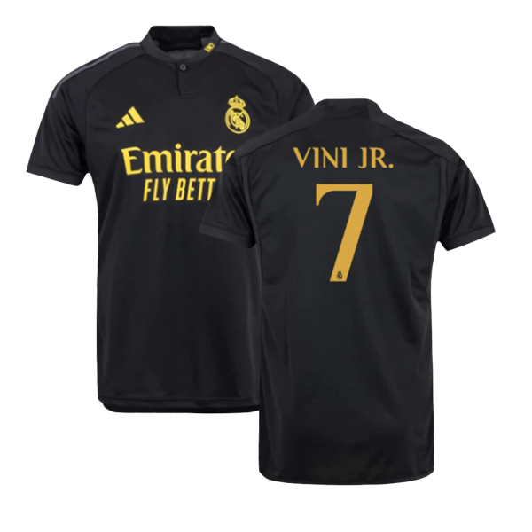 VINI JR. #7 Real Madrid Third Away Soccer Jersey 2023/24