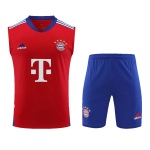 Bayern Munich Jerseys Sleeveless Training Kit 2023/24 Red