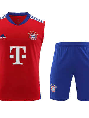 Bayern Munich Jerseys Sleeveless Training Kit 2023/24 Red