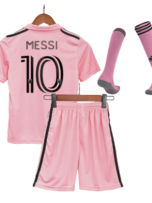 MESSI #10 Inter Miami CF Home Kids Jerseys Full Kit 2022