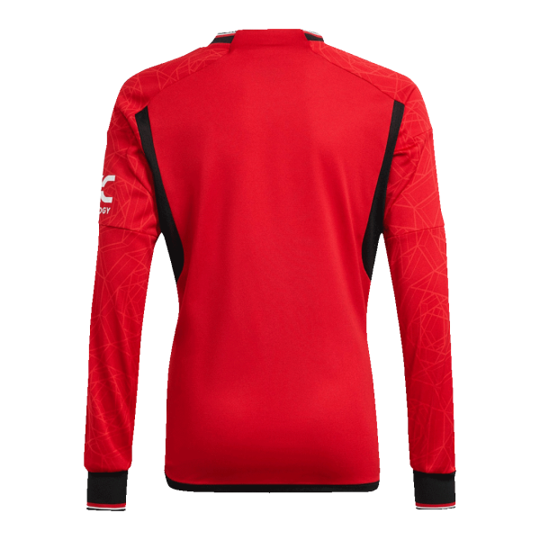 Manchester United Home Long Sleeve Soccer Jersey 2023/24