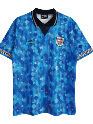 Vintage Soccer Jersey England Away 1990