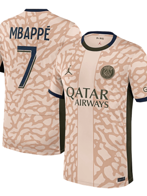 MBAPP? #7 PSG Fourth Away Soccer Jersey 2023/24