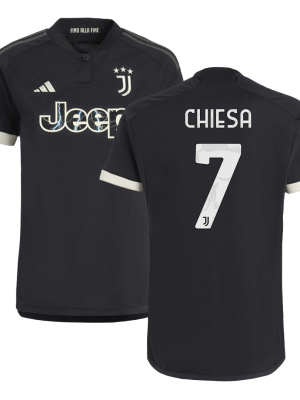 CHIESA #7 Juventus Third Away Soccer Jersey 2023/24