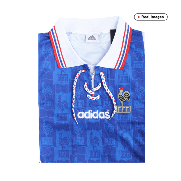 Vintage Soccer Jersey France Home 1996