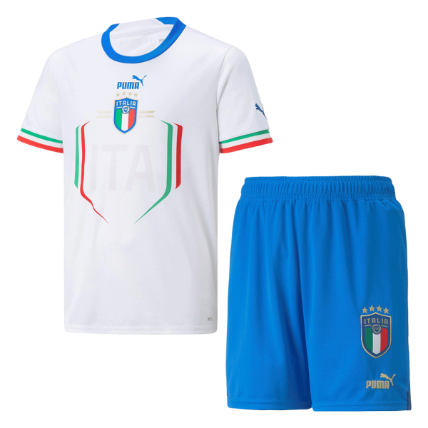 Italy Away Kids Jerseys Kit 2022