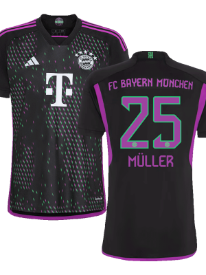 M?LLER #25 Bayern Munich Away Soccer Jersey 2023/24