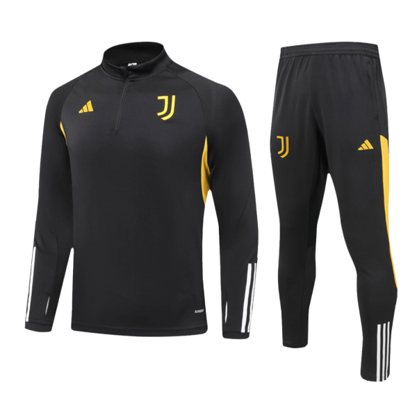 Juventus 1/4 Zip Tracksuit 2023/24 Black