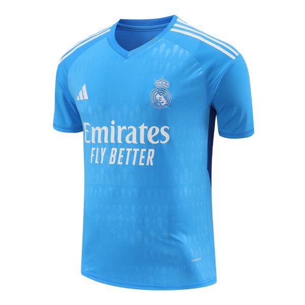 Real Madrid Goalkeeper Soccer Jersey 2023/24 Blue