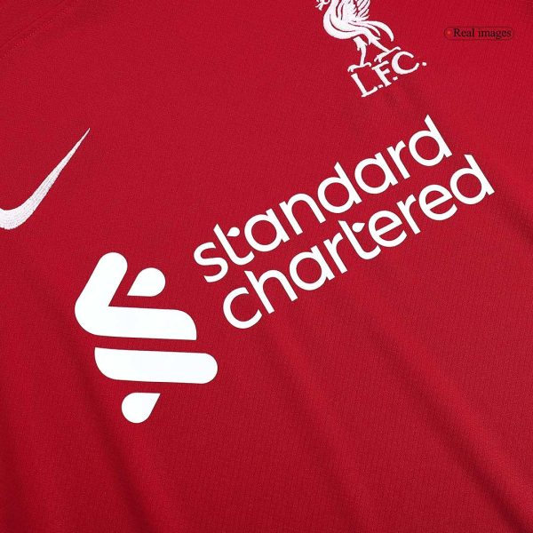 Liverpool Home Long Sleeve Soccer Jersey 2023/24