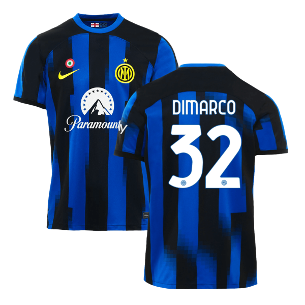 DIMARCO #32 Inter Milan Home Soccer Jersey 2023/24