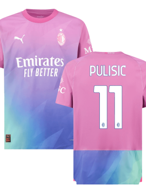 PULISIC #11 AC Milan Third Away Authentic Soccer Jersey 2023/24PULISIC