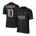 O.DEMB?L? #10 PSG Third Away Authentic Soccer Jersey 2023/24