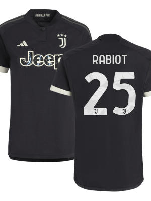 RABIOT #25 Juventus Third Away Soccer Jersey 2023/24