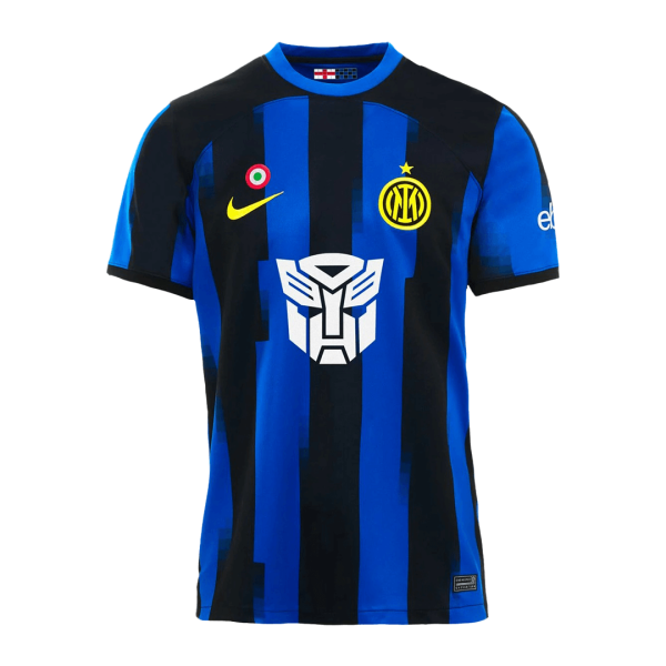 Inter Milan X Transformers Home Authentic Soccer Jersey 2023/24