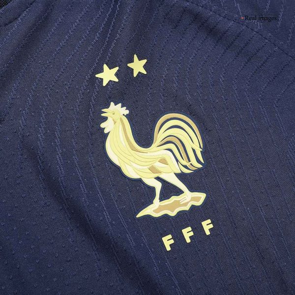 France Home Authentic Jersey World Cup 2022- Final Edition