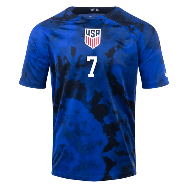 REYNA #7 USA Away Jersey World Cup 2022