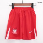 Poland Home Kids Soccer Jerseys Kit EURO 2024