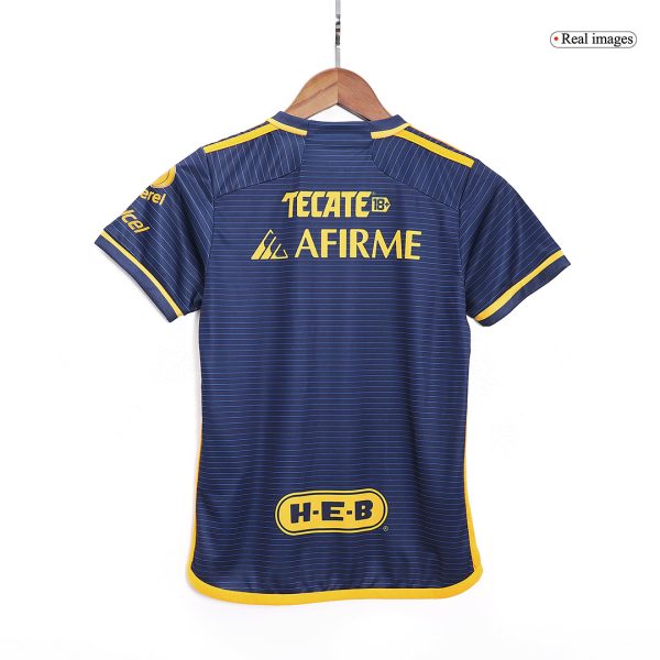 Tigres UANL Away Kids Soccer Jerseys Kit 2023/24